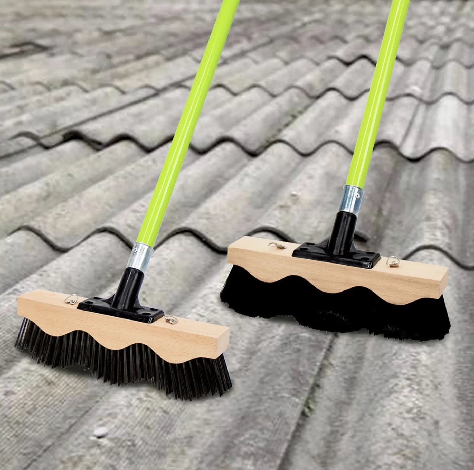 clean corrugated steel roof